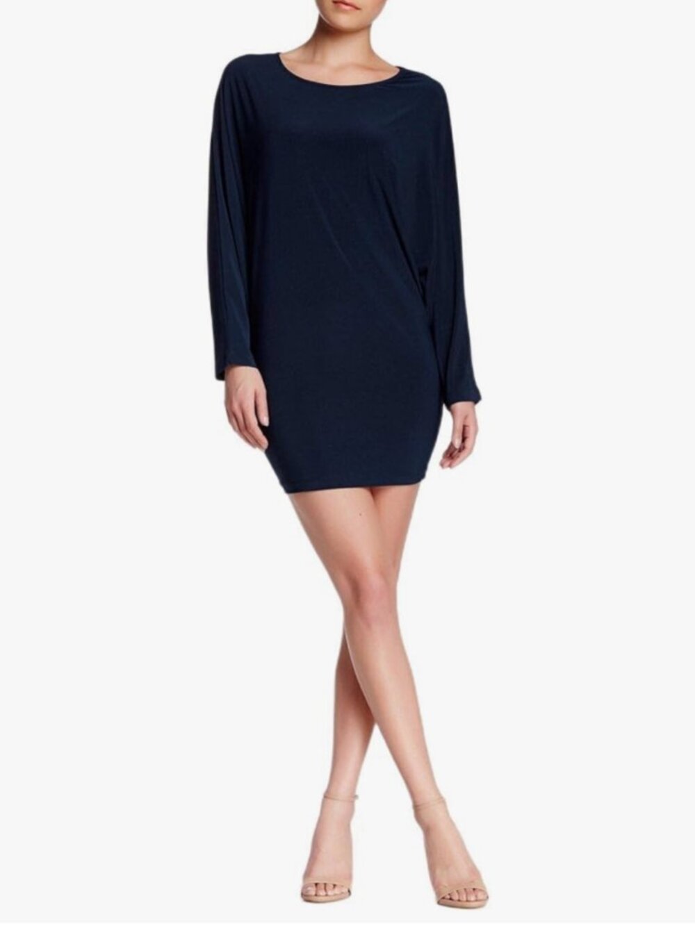 🆕 Von Ronen New York Dolman Sleeve Fitted Mini Dress